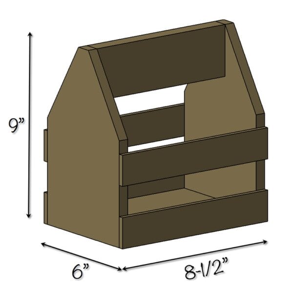 beer tote dimensions