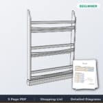 Childrens Wall Bookshelf