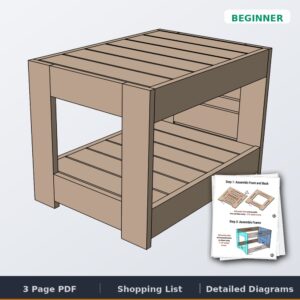 belvedere end table cover