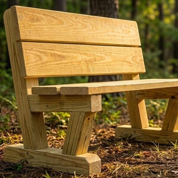 bench 4x4 legs gallery 1