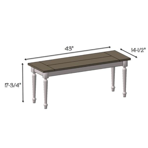 bench dimensions