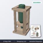 Wine Bottle Bird Feeder
