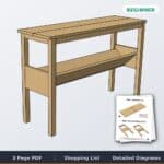Console Table – Bookcase