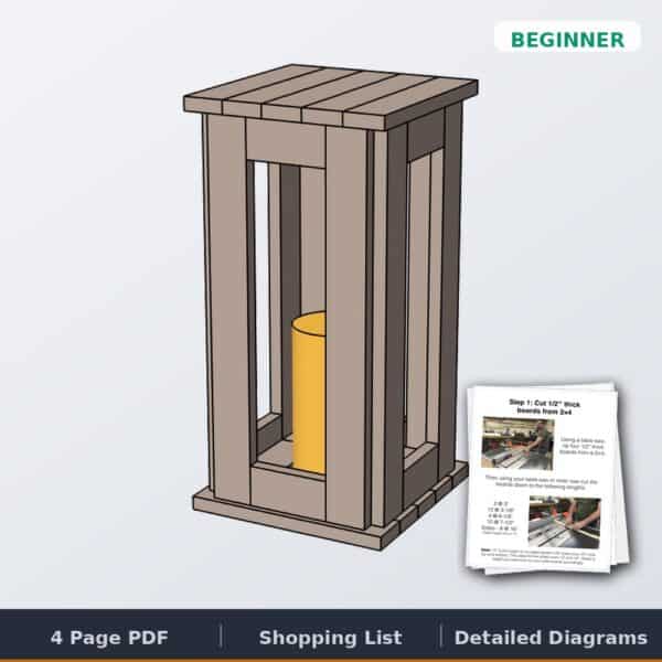 boxwood lantern cover