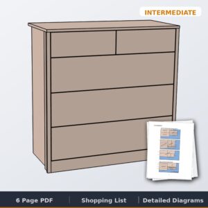 built in closet dresser cover