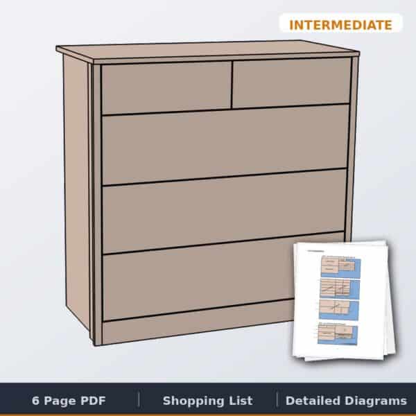 built in closet dresser cover