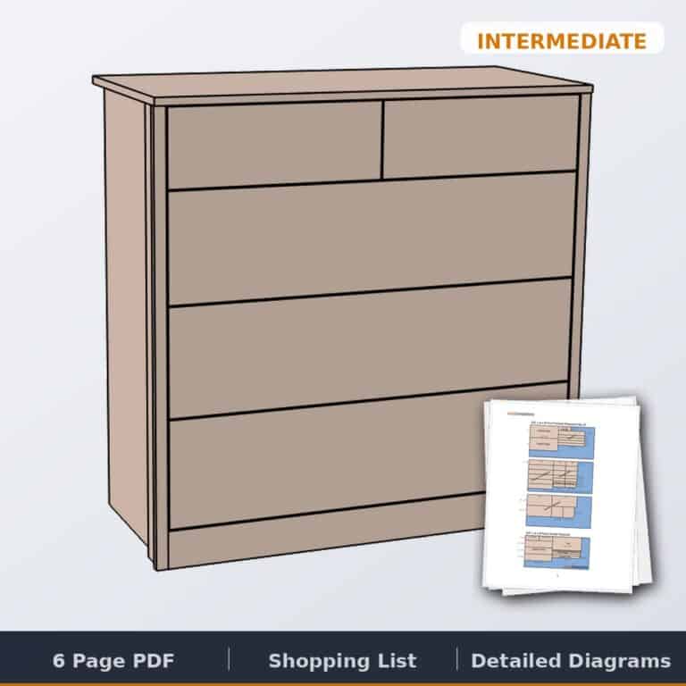 built in closet dresser cover
