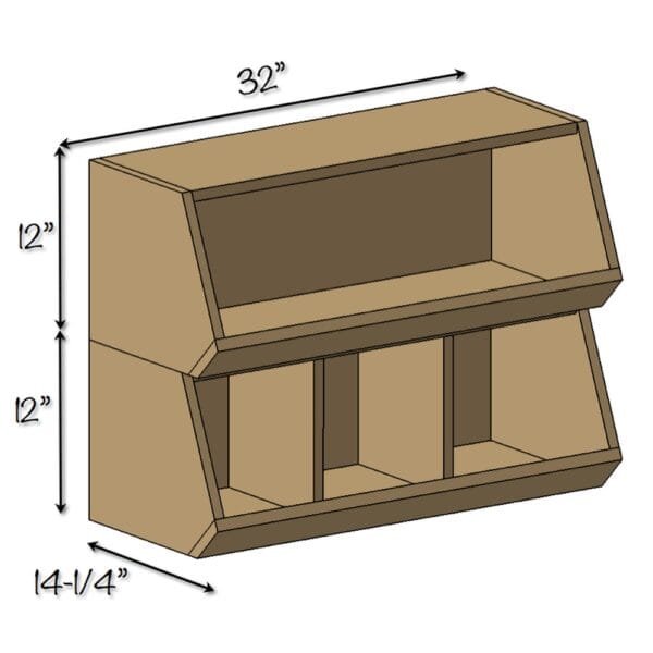 bulk bins dimensions