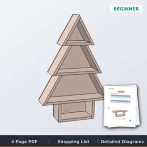 christmas tree shelves cover