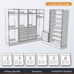 Closet System Bundle (6 Plans)
