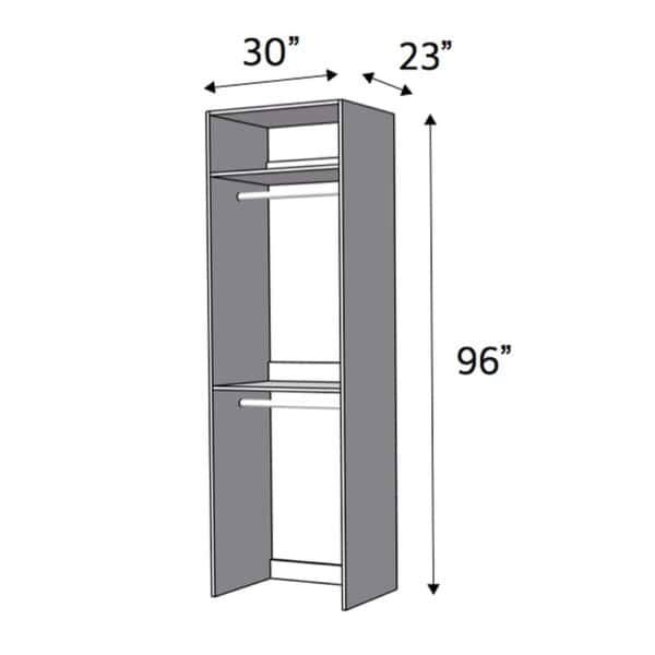 closet system bundle dimensions 3