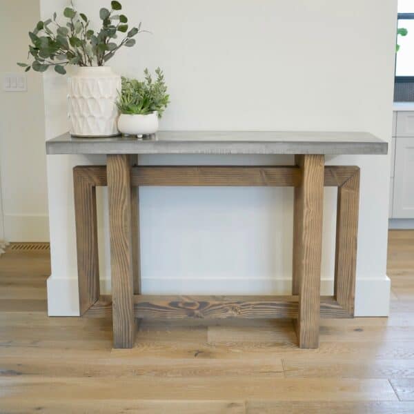 concrete top console gallery 1