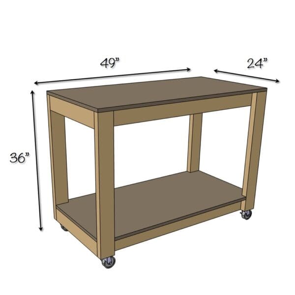 easy workbench dimensions