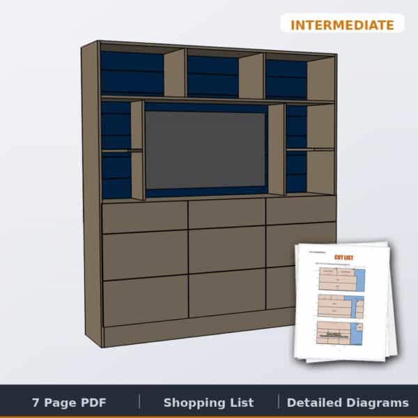 entertainment console cover