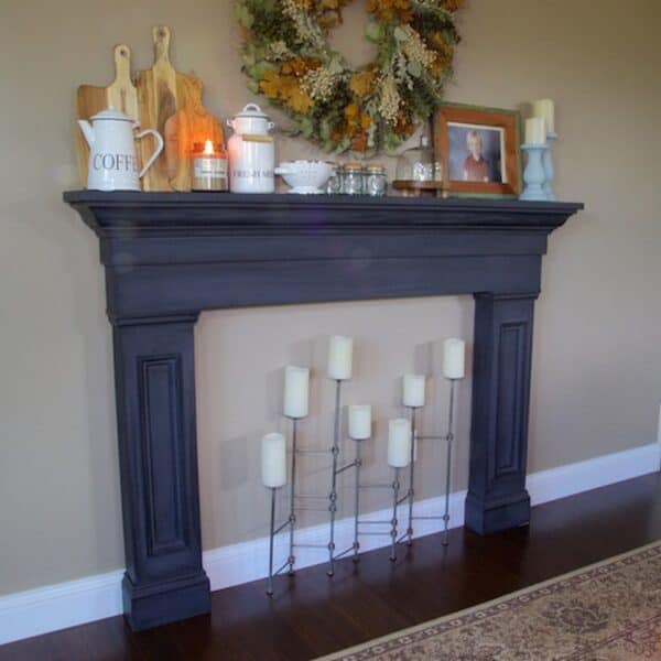 faux fireplace mantel surround gallery 1