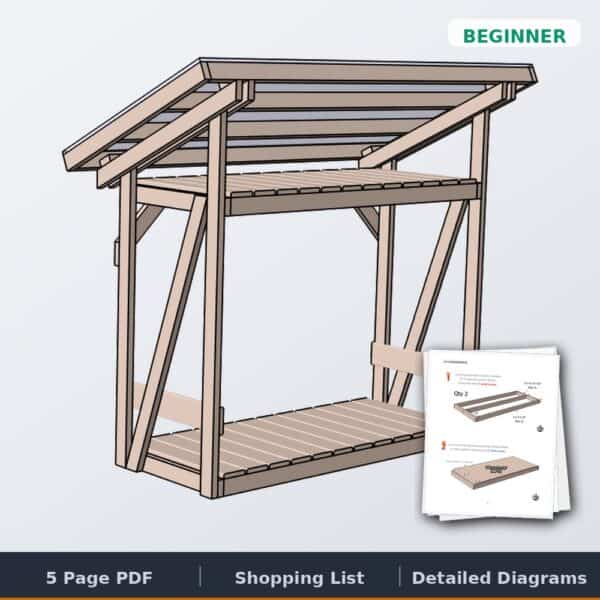 firewood shed cover