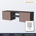 Floating Media Console