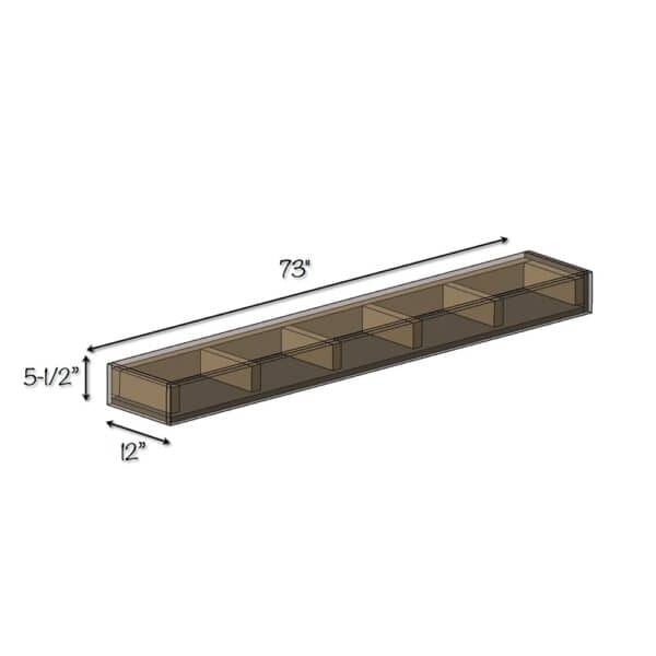 floating shelves dimensions