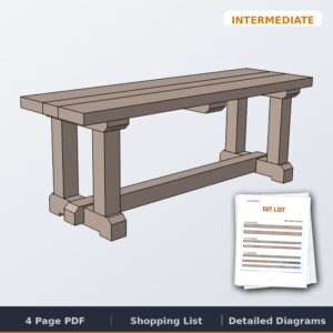 h leg bench cover