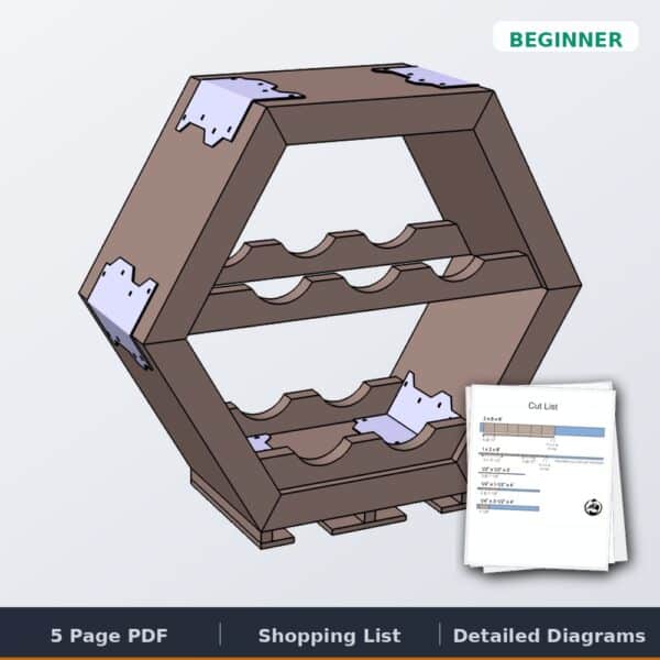 hex winewineglass storage cover