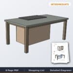 Hibachi Grill Table
