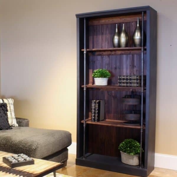 industrial bookcase gallery 1