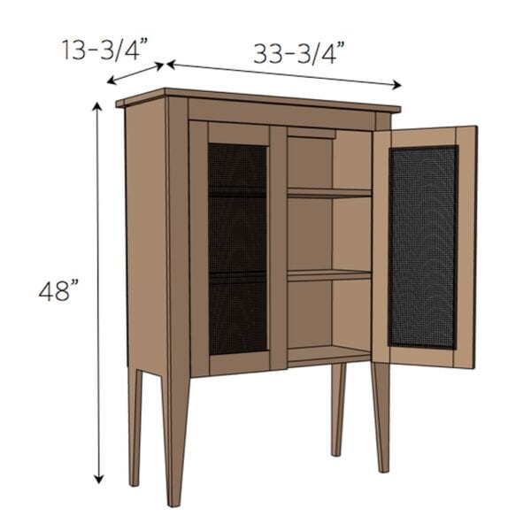 jelly cabinet dimensions