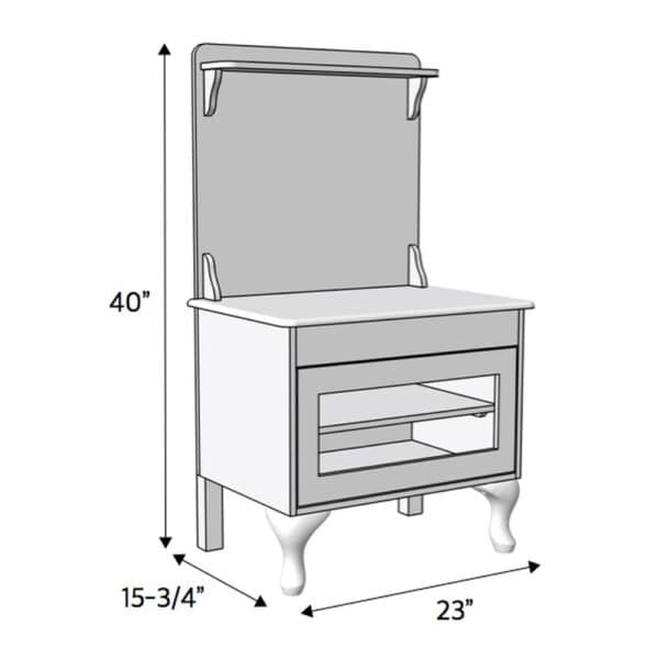 kids farmhouse oven dimensions