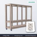 Mobile Storage Shelves