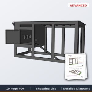 modern chicken coop cover