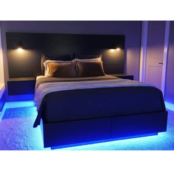 modern floating bed gallery 1
