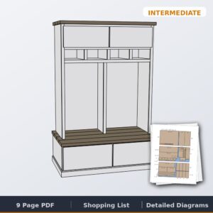 mud room locker cover