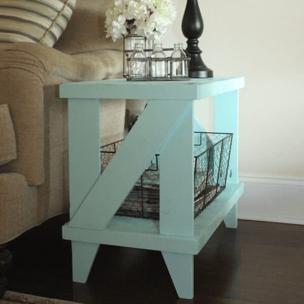 narrow cottage side table gallery 1