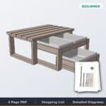 Nesting Outdoor Activity Table