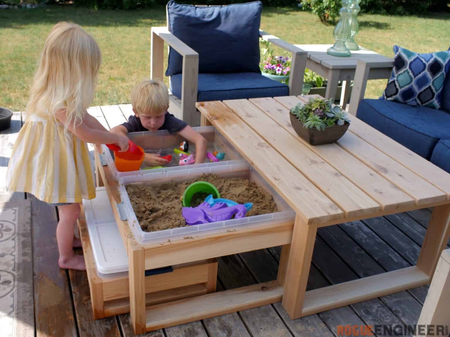 nesting outdoor activity table gallery 1