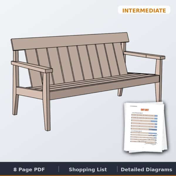 od bench english garden cover