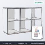 Storage Unit with Beveled Edge