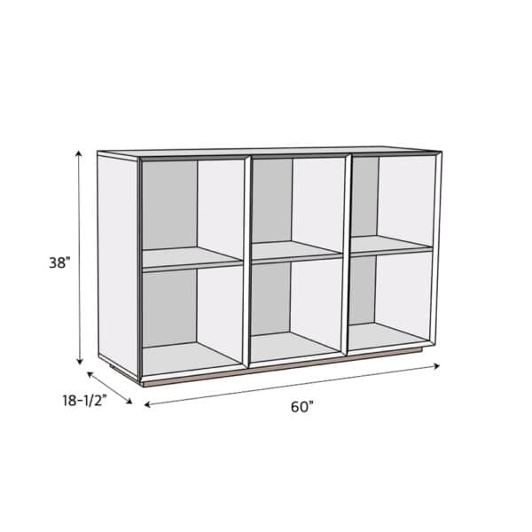 open storage unit dimensions