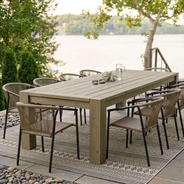 outdoor table 6x6 gallery 1