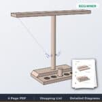Table Top Ring Toss Game