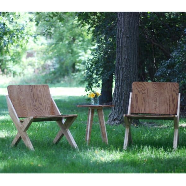 plywood chairs and side table gallery 1