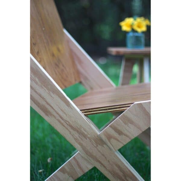 plywood chairs and side table gallery 2