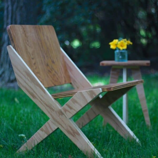 plywood chairs and side table gallery 4