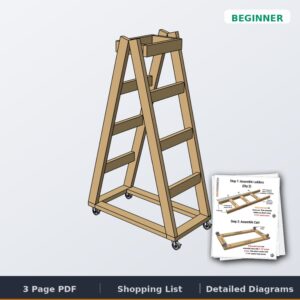 portable lumber rack cover
