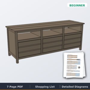 printmakers media console cover