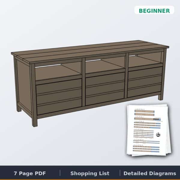 printmakers media console cover