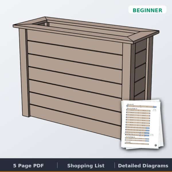 privacy planter cover
