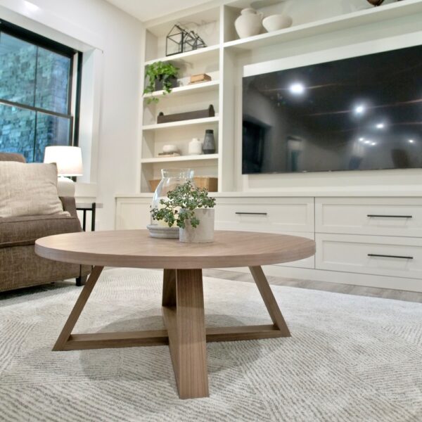 round coffee table walnut pl gallery 1