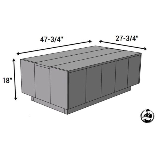 rustoleum coffee table dimensions
