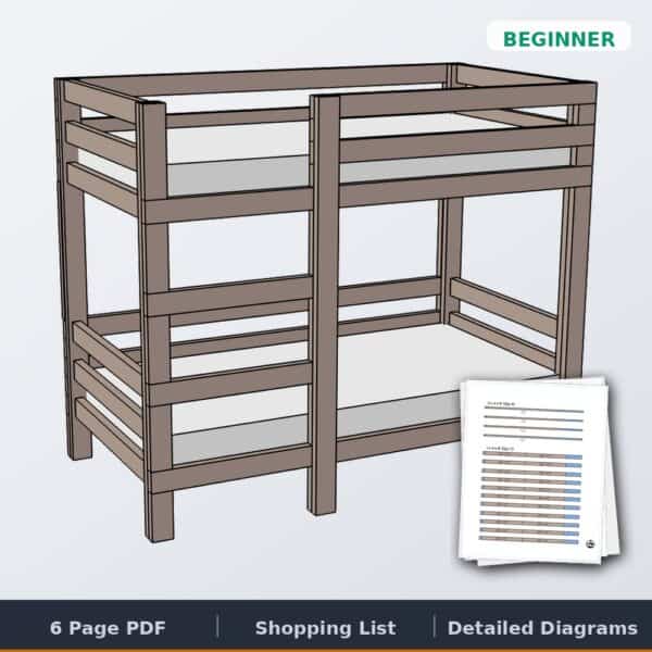 simple bunk bed cover